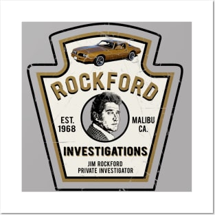 Jim Rockford Emblem Posters and Art